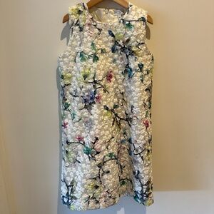Baby CZ Multicolor Floral Printed Sleeveless Shift Dress size 10(kids)